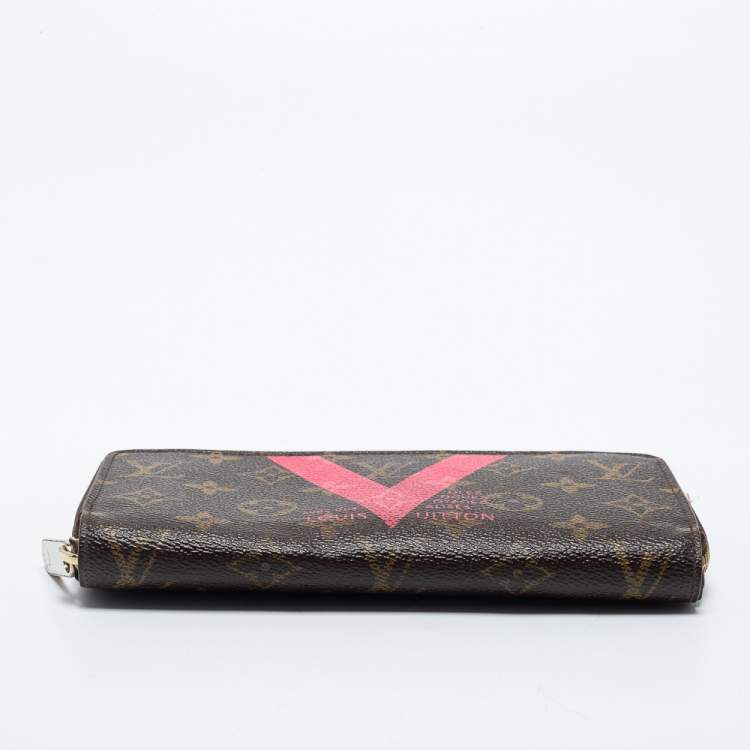 مملوكة مسبقًا Louis Vuitton Grenade V Monogram Canvas Insolite Zip Around Continental Wallet