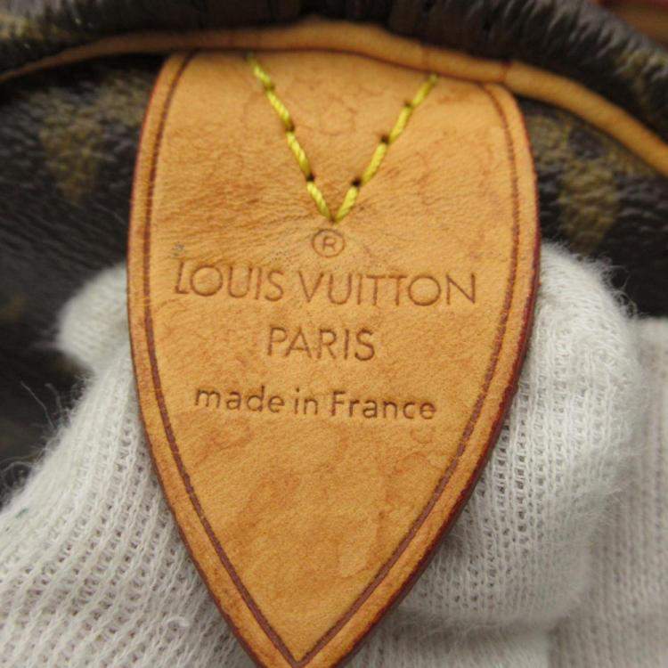 Pre Owned Louis Vuitton Brown Monogram Canvas Speedy 40 Satchel Bag