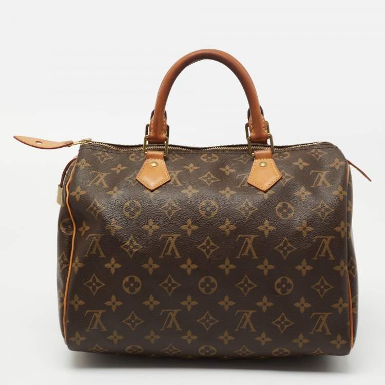 Pre Owned Louis Vuitton Monogram Canvas Speedy 30 Bag