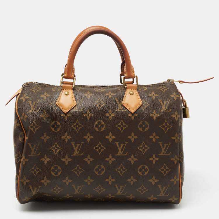 Pre Owned Louis Vuitton Monogram Canvas Speedy 30 Bag