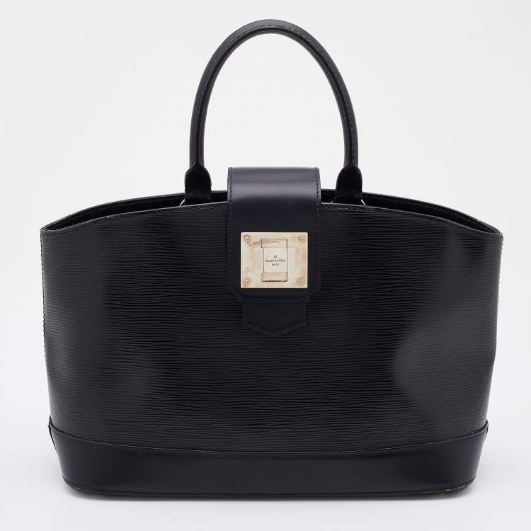 Pre Owned Louis Vuitton Black Epi Leather Mirabeau PM Bag