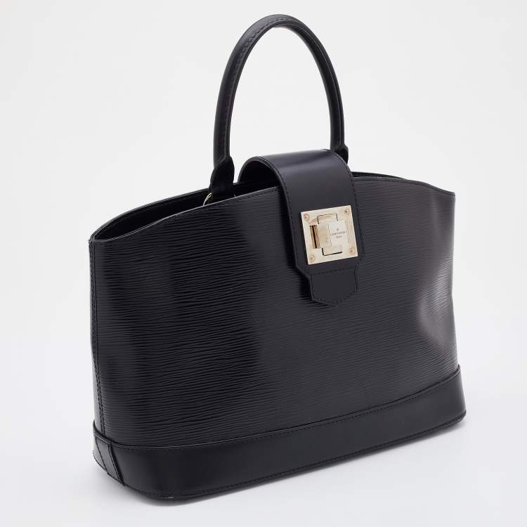 Pre Owned Louis Vuitton Black Epi Leather Mirabeau PM Bag