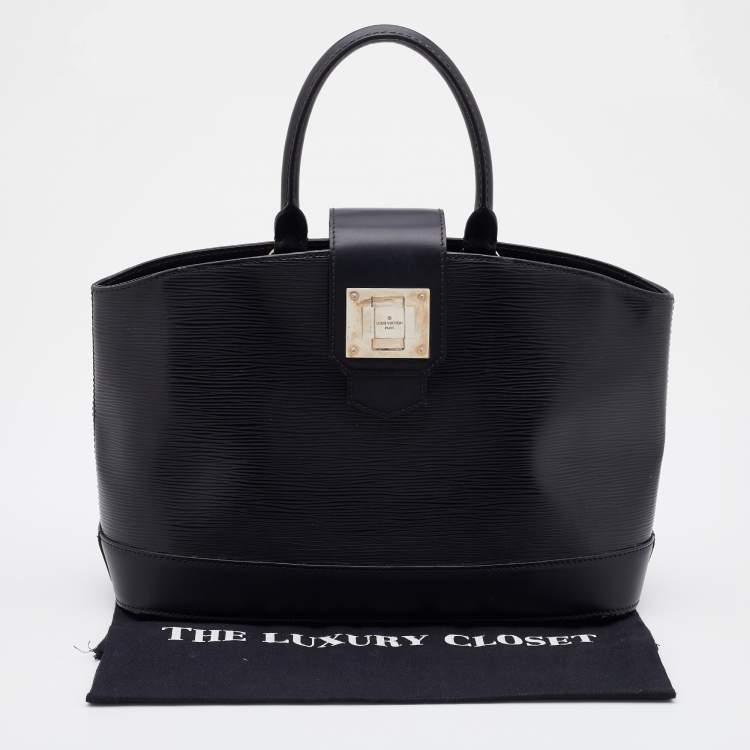 Pre Owned Louis Vuitton Black Epi Leather Mirabeau PM Bag