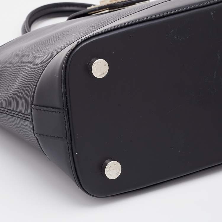 Pre Owned Louis Vuitton Black Epi Leather Mirabeau PM Bag