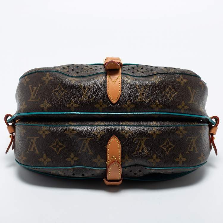 Pre Owned Louis Vuitton Perforated Monogram Canvas and Leather Saumur 30 Messenger Bag
