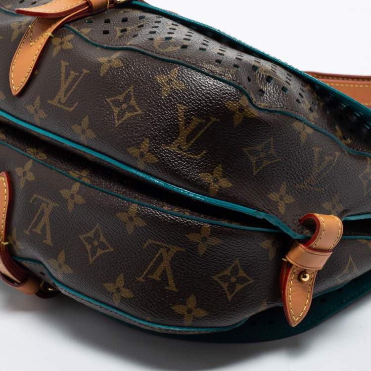 Pre Owned Louis Vuitton Perforated Monogram Canvas and Leather Saumur 30 Messenger Bag