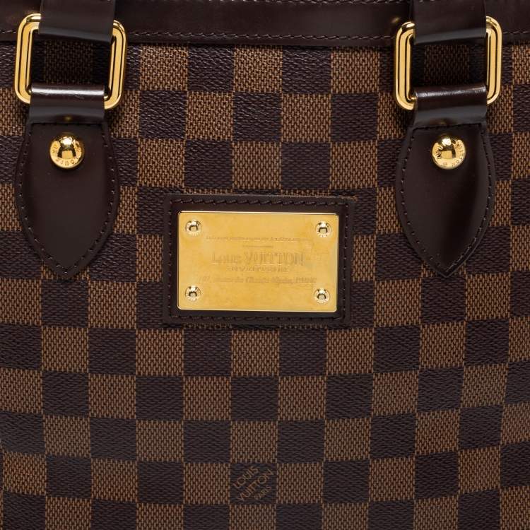 Louis Vuitton Damier Ebene Canvas and Leather Hampstead PM Bag Louis