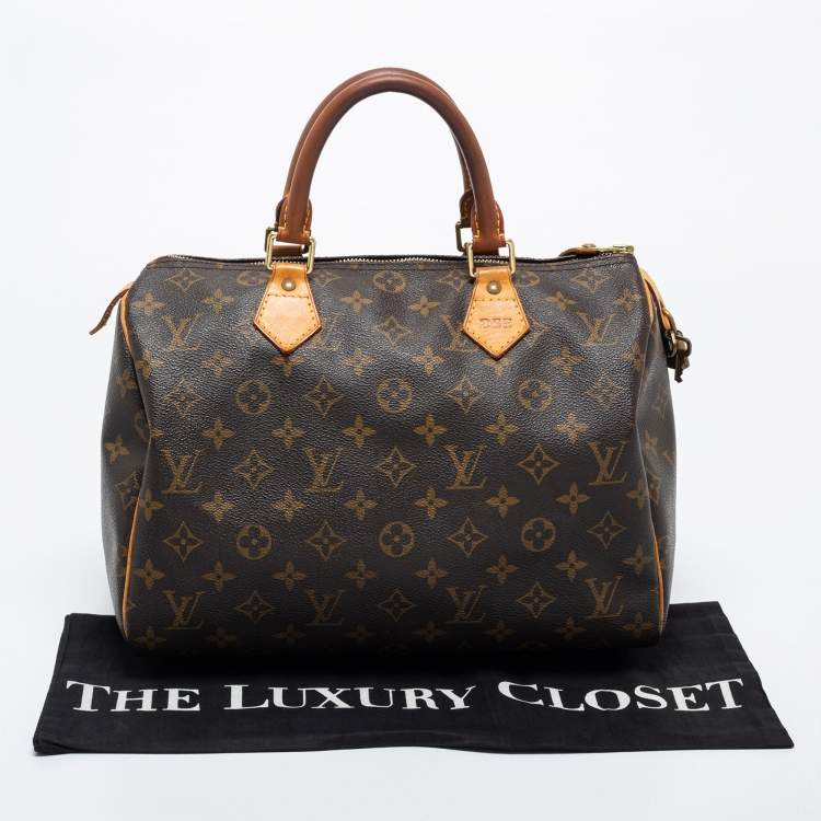 مملوكة مسبقًا Louis Vuitton Monogram Canvas Speedy 30 Bag