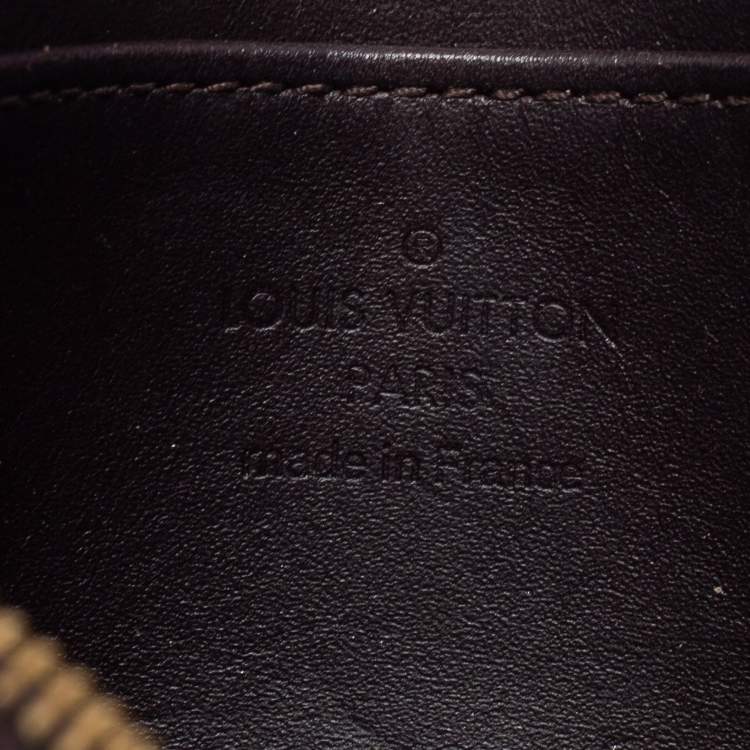 Pre Owned Louis Vuitton Amarante Monogram Vernis Zippy Coin Purse