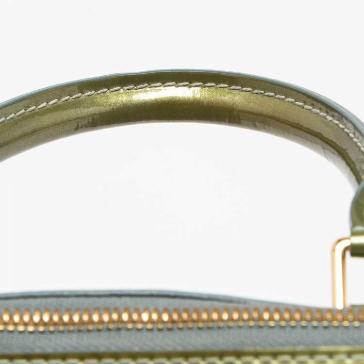 Pre Owned Louis Vuitton Givre Monogram Vernis Alma GM bag