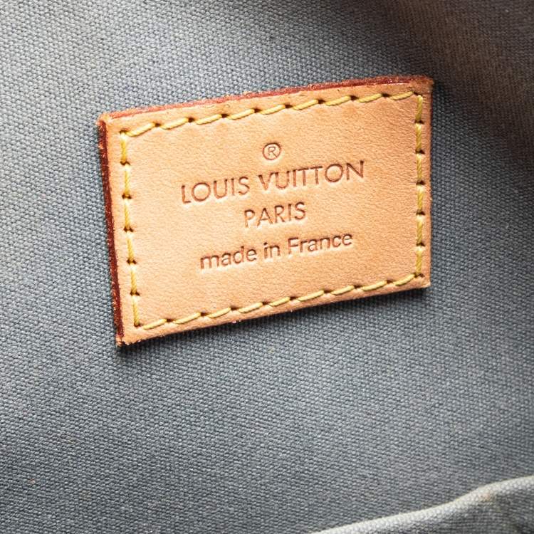Pre Owned Louis Vuitton Givre Monogram Vernis Alma GM bag