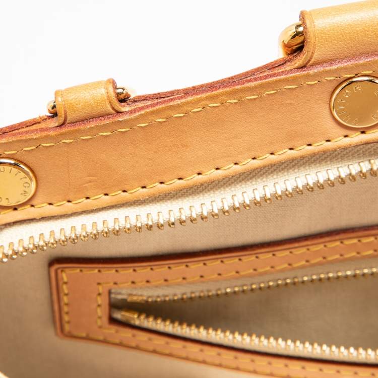 Pre Owned Louis Vuitton Corail Monogram Vernis Brea GM Bag