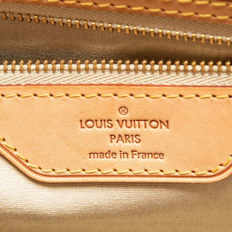Pre Owned Louis Vuitton Corail Monogram Vernis Brea GM Bag