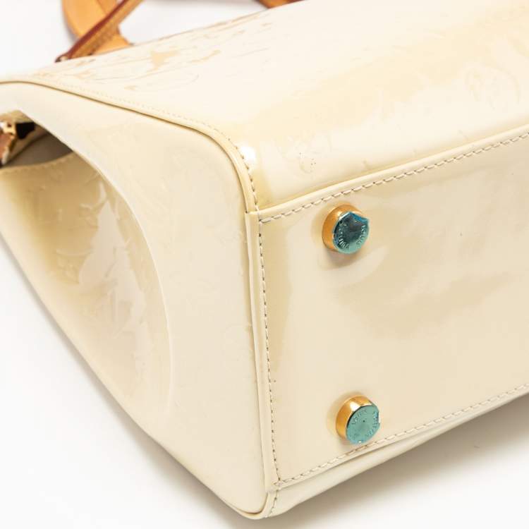 Pre Owned Louis Vuitton Corail Monogram Vernis Brea GM Bag