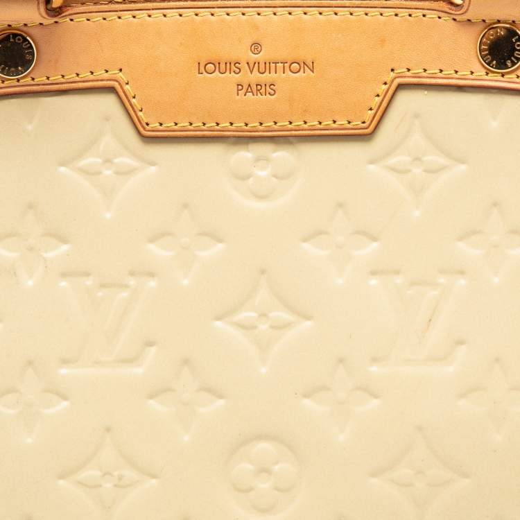 Pre Owned Louis Vuitton Corail Monogram Vernis Brea GM Bag