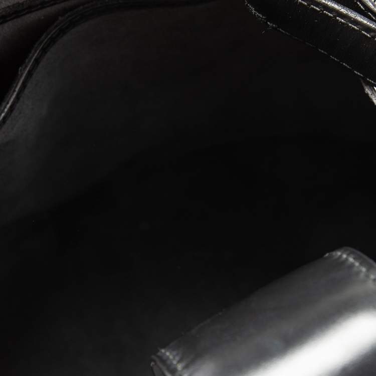 Pre Owned Louis Vuitton Black Epi Leather Cluny Bag