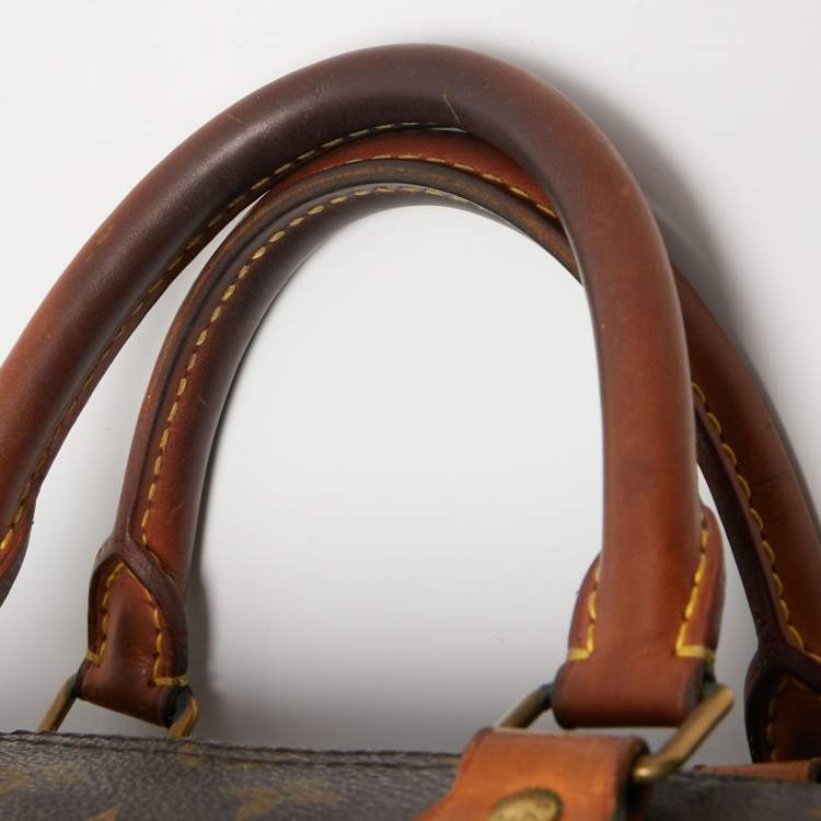 Pre Owned Louis Vuitton Monogram Canvas Speedy 35 Bag