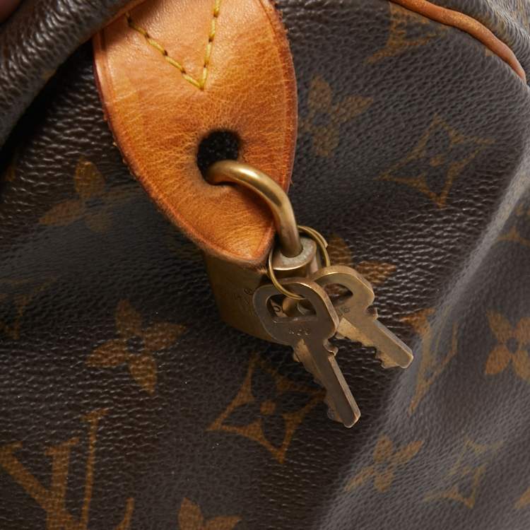 Pre Owned Louis Vuitton Monogram Canvas Speedy 35 Bag