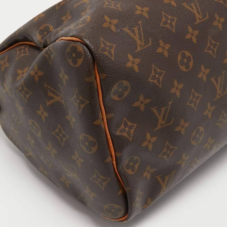 Pre Owned Louis Vuitton Monogram Canvas Speedy 35 Bag