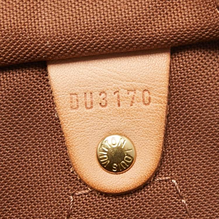 Pre Owned Louis Vuitton Monogram Canvas Speedy 35 Bag