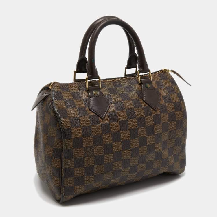 مملوكة مسبقًا Louis Vuitton Damier Ebene Canvas Speedy 25 Bag