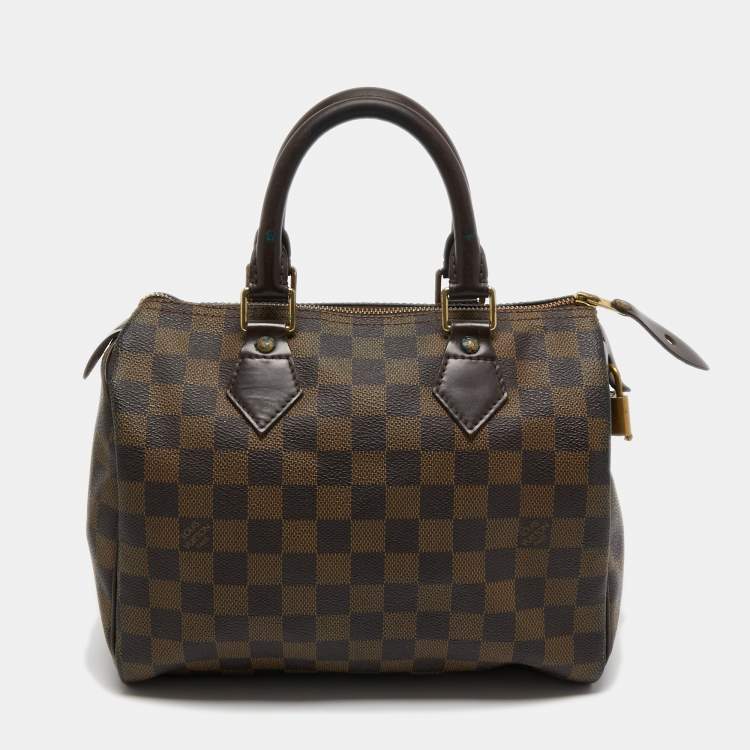 مملوكة مسبقًا Louis Vuitton Damier Ebene Canvas Speedy 25 Bag