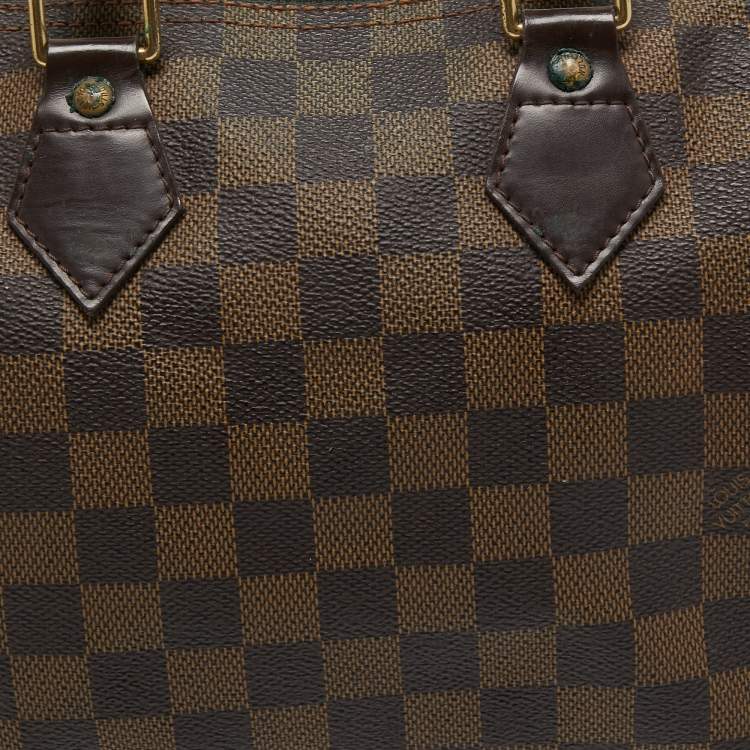 مملوكة مسبقًا Louis Vuitton Damier Ebene Canvas Speedy 25 Bag