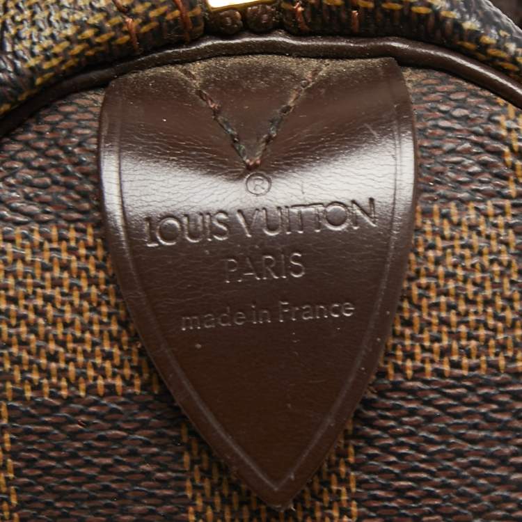 مملوكة مسبقًا Louis Vuitton Damier Ebene Canvas Speedy 25 Bag