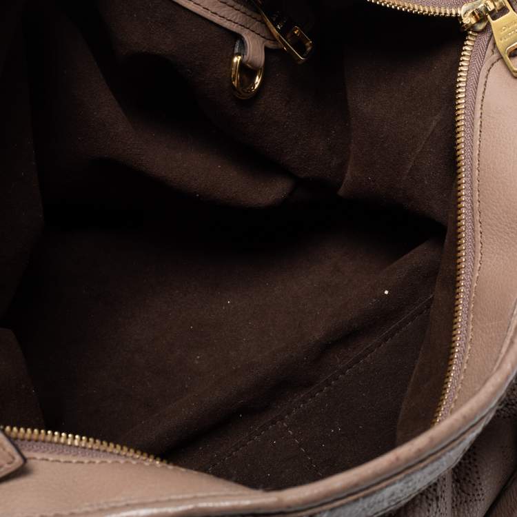 Pre Owned Louis Vuitton Poudre Mahina Leather Stellar PM Bag
