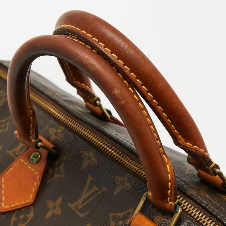 Pre Owned Louis Vuitton Monogram Canvas Speedy 40 Bag 