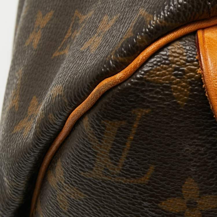 Pre Owned Louis Vuitton Monogram Canvas Speedy 40 Bag 