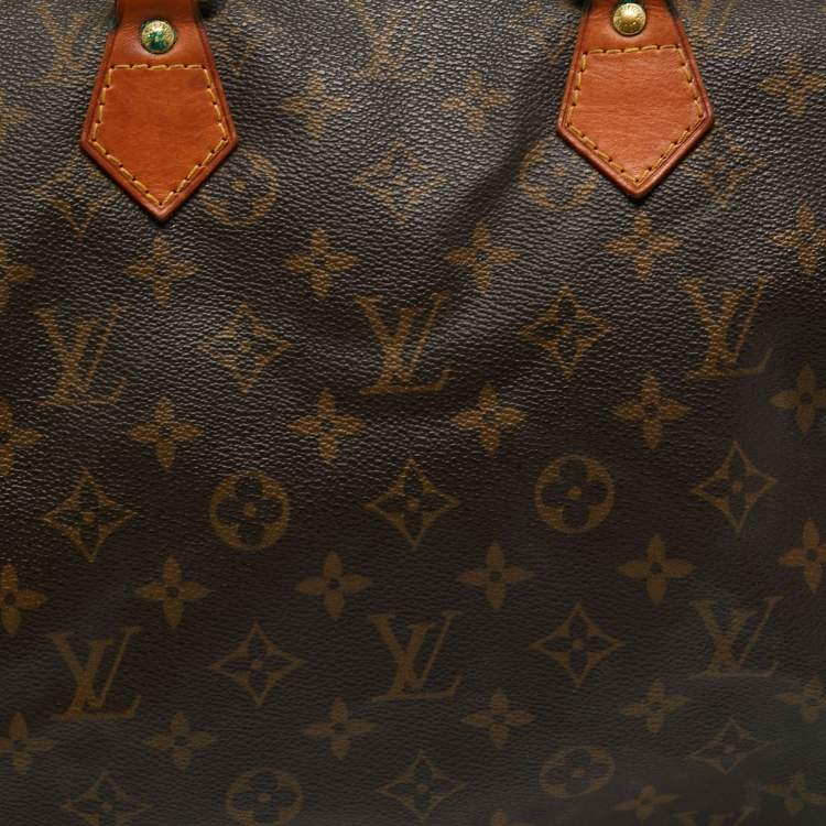 Pre Owned Louis Vuitton Monogram Canvas Speedy 40 Bag 