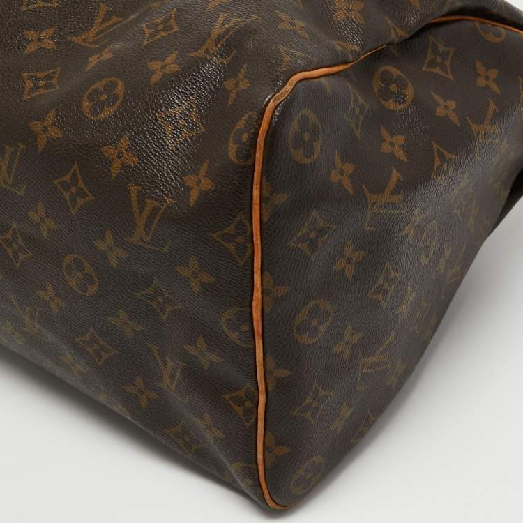 Pre Owned Louis Vuitton Monogram Canvas Speedy 40 Bag 