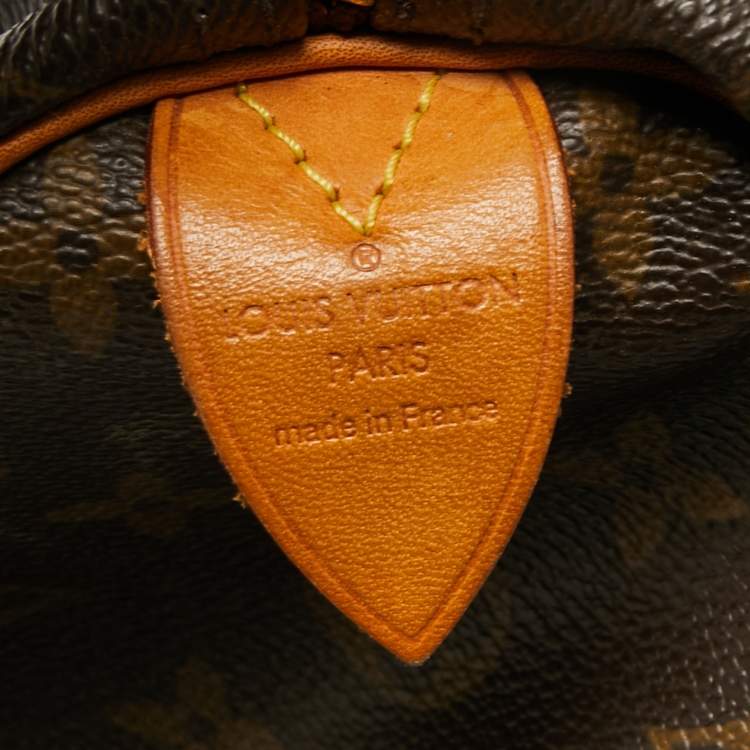 Pre Owned Louis Vuitton Monogram Canvas Speedy 40 Bag 