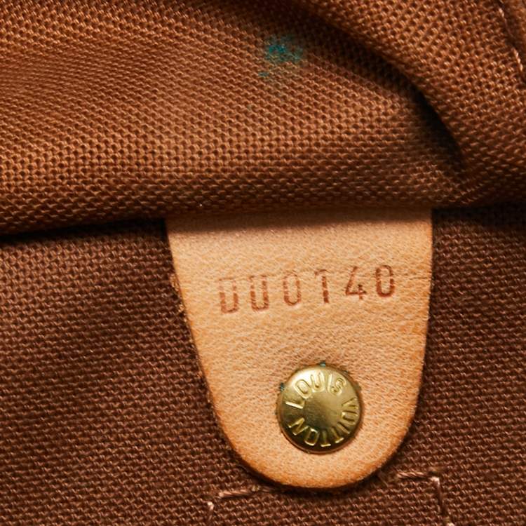Pre Owned Louis Vuitton Monogram Canvas Speedy 40 Bag 