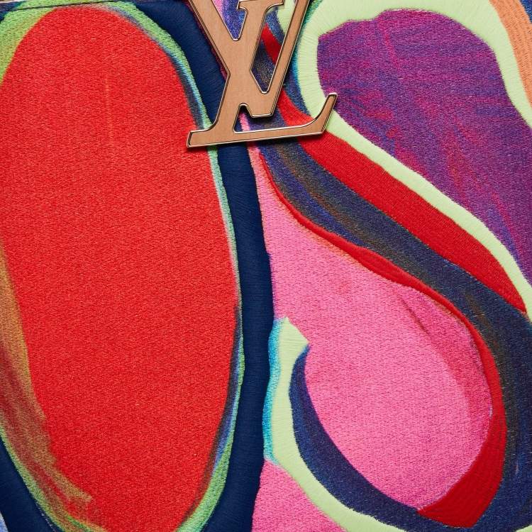 Pre Owned Louis Vuitton Multicolor Fabric and Leather Limited Edition 036/200 Artycapucines PM Bag