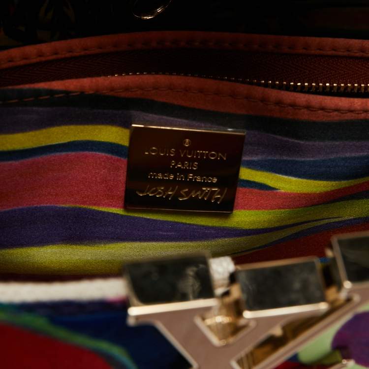 Pre Owned Louis Vuitton Multicolor Fabric and Leather Limited Edition 036/200 Artycapucines PM Bag