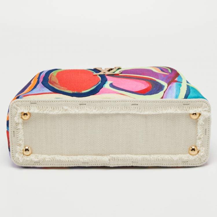 Pre Owned Louis Vuitton Multicolor Fabric and Leather Limited Edition 036/200 Artycapucines PM Bag