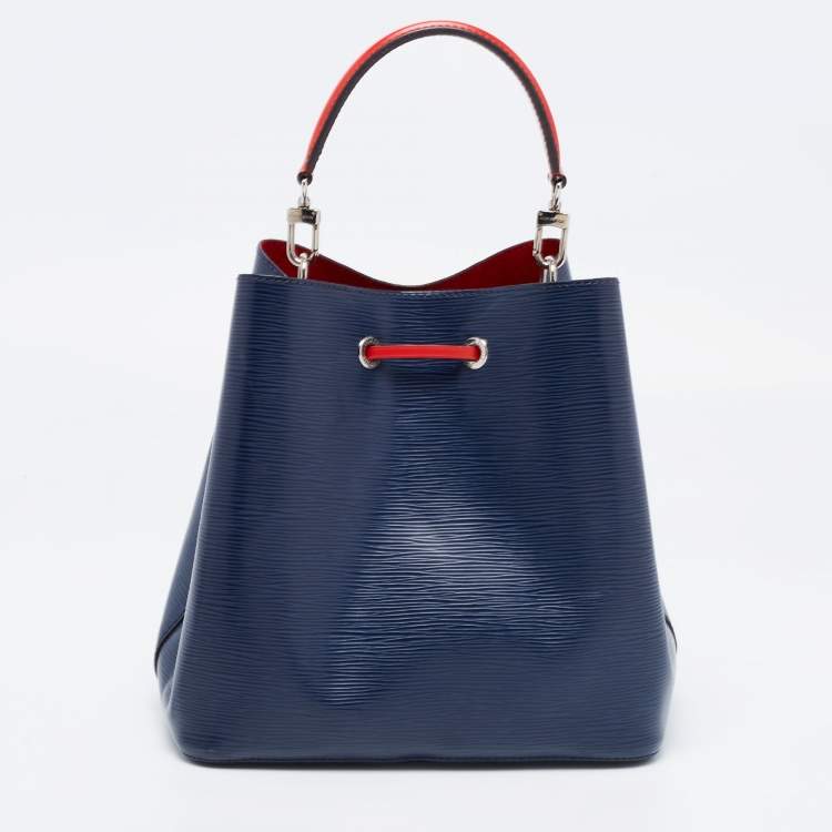 Pre Owned Louis Vuitton Blue Epi Leather NeoNoe MM Bag