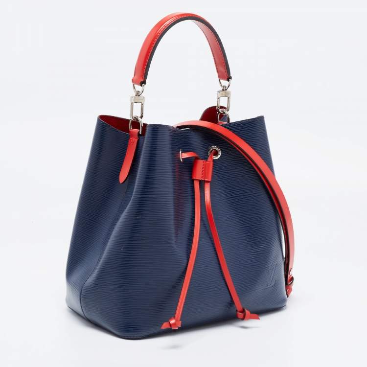 Pre Owned Louis Vuitton Blue Epi Leather NeoNoe MM Bag