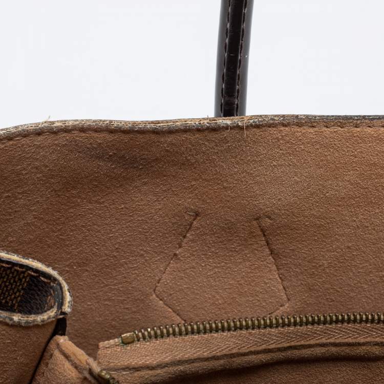 Pre Owned Louis Vuitton Damier Ebene Canvas Kensington Bag