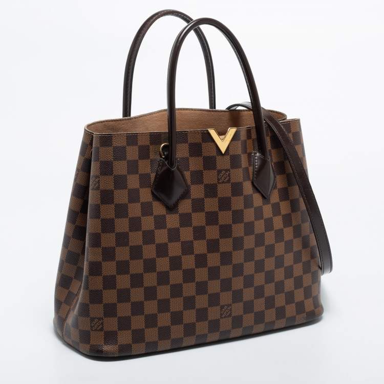 Pre Owned Louis Vuitton Damier Ebene Canvas Kensington Bag