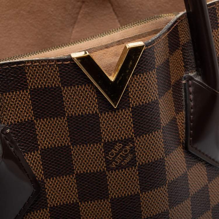 Pre Owned Louis Vuitton Damier Ebene Canvas Kensington Bag