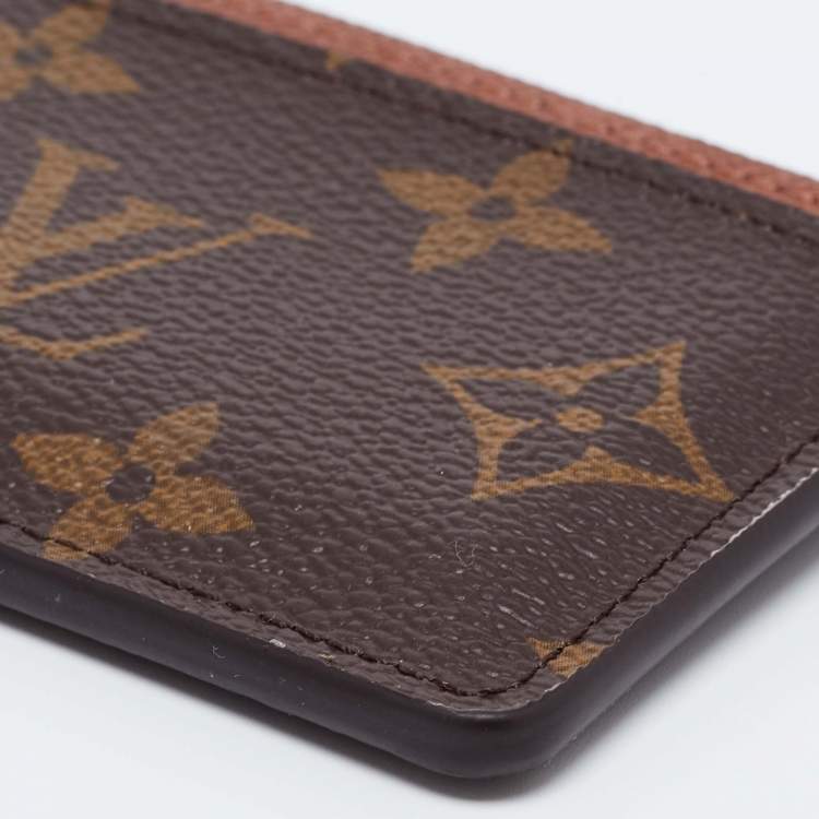 Pre Owned Louis Vuitton Monogram Card Holder