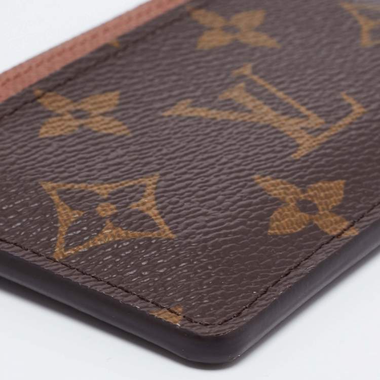 Pre Owned Louis Vuitton Monogram Card Holder