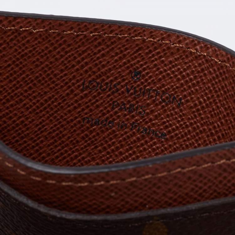 Pre Owned Louis Vuitton Monogram Card Holder
