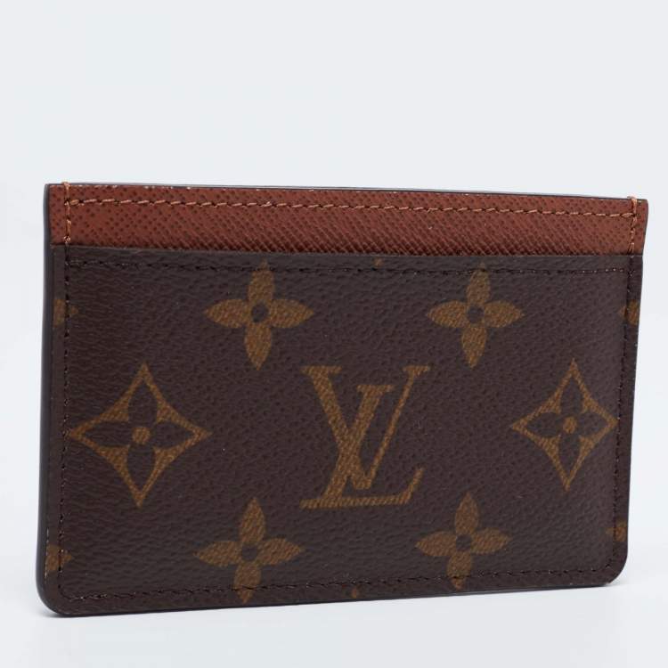 Pre Owned Louis Vuitton Monogram Card Holder