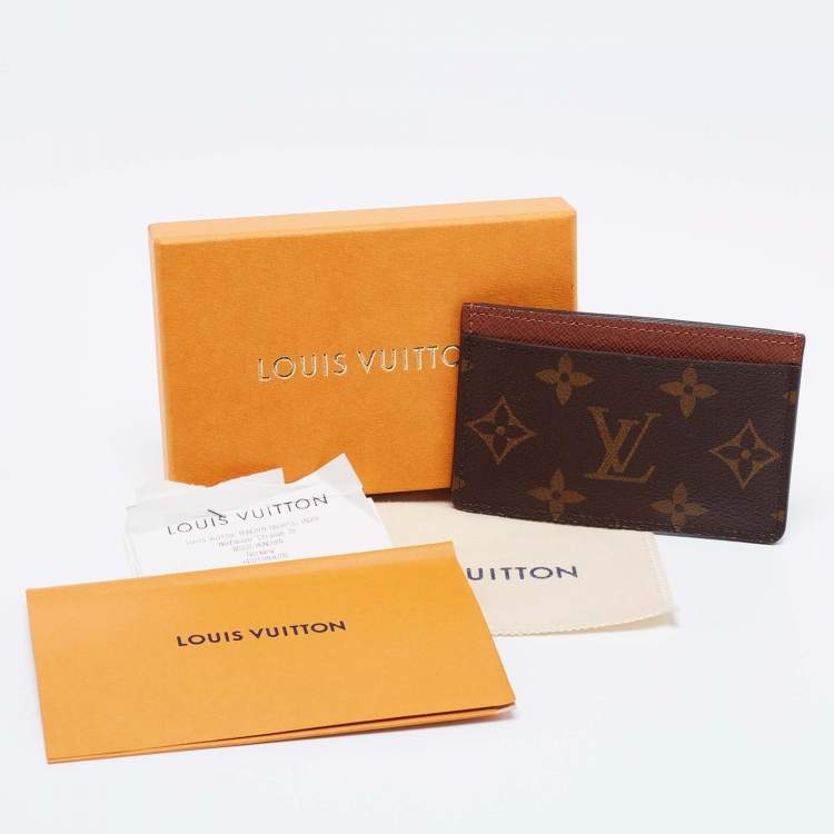 Pre Owned Louis Vuitton Monogram Card Holder