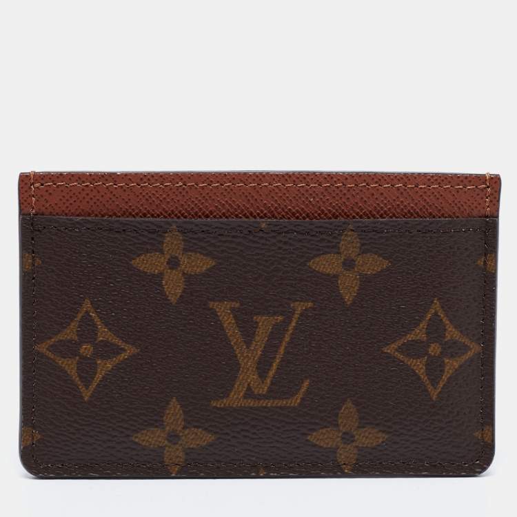 Pre Owned Louis Vuitton Monogram Card Holder