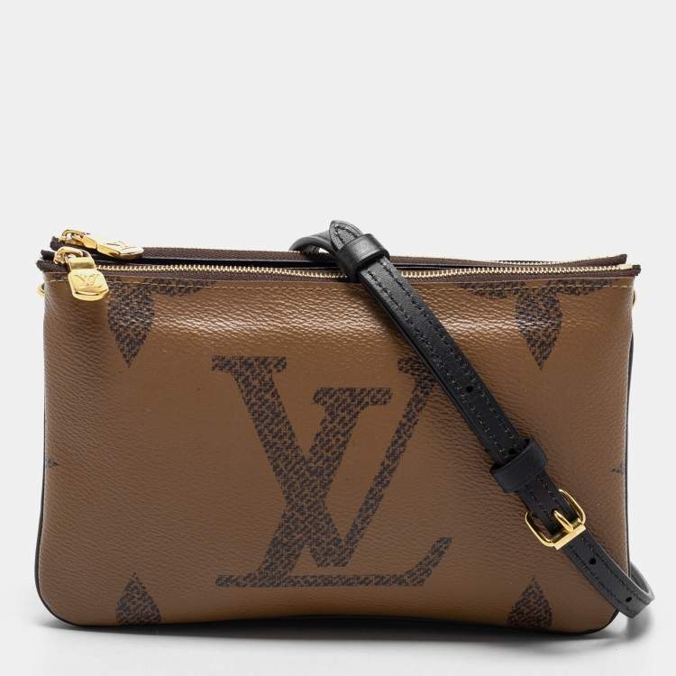 Louis Vuitton Double Zip Pochette Giant Crossbody Bag